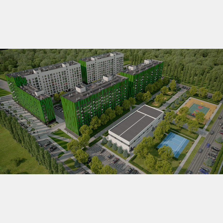 1-к. квартира, 41,6 м², 5/9 эт.