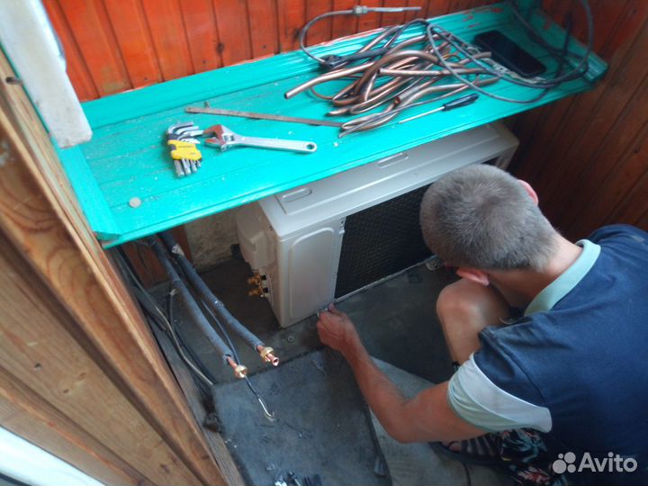 Монтаж Чистка Заправка Ремонт Сплит-систем