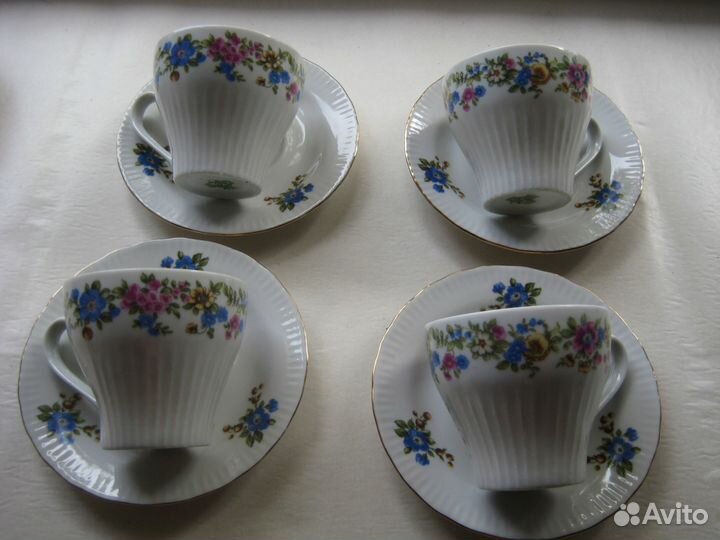 Кофейный сервиз гдр Jlmenau