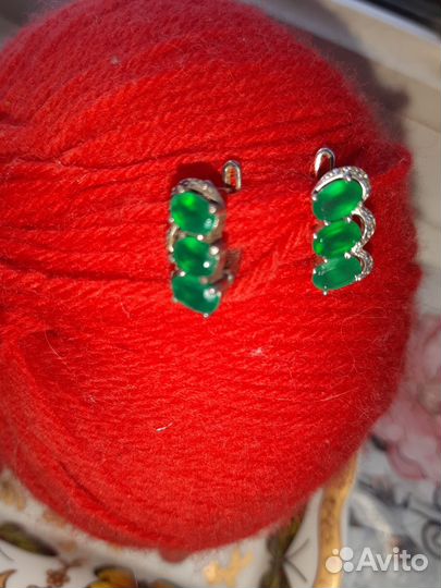 Серьги серебро 925