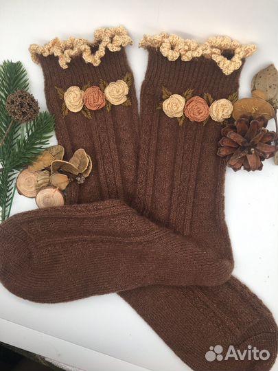 Шерстяные носки