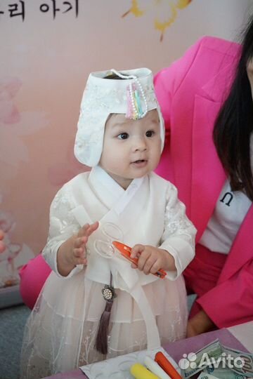 Корейский ханбок детский на годик