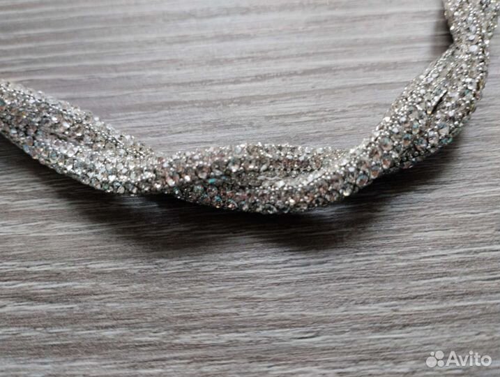 Пояс на вечернее платье стразы