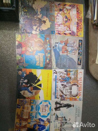 Виниловые пластинки СССР сказки