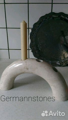 Подсвечник из мрамора. Ручная работа