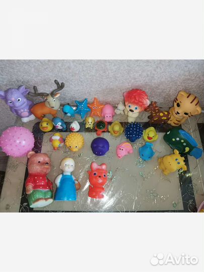 Резиновые сказочные герои игрушки