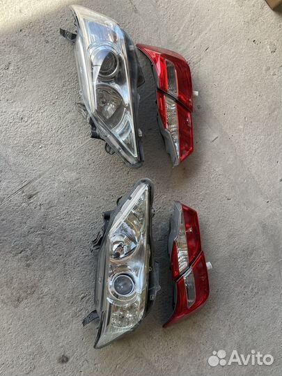 Передние и задние фары от Камри 50