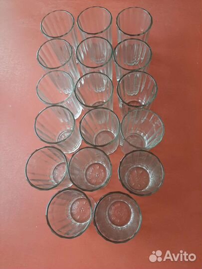 Стаканы граненые СССР 16 граней