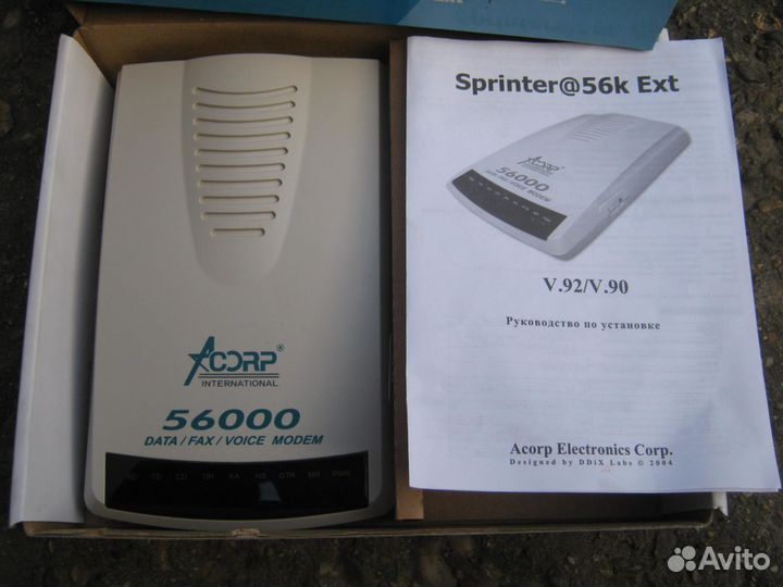 Модем Acorp Sprinter56K Ext