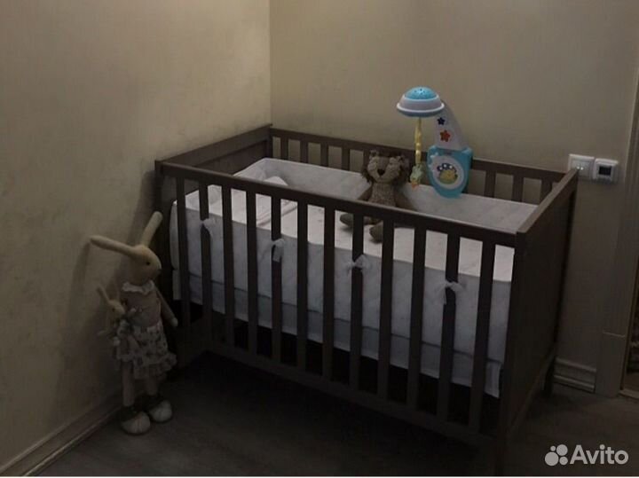 Детская кроватка IKEA сундвик