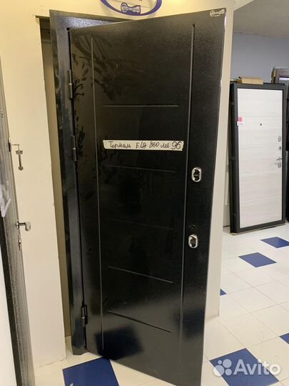 Дверь входная 96дк Термаль бг860х2050 бел.дуб лев