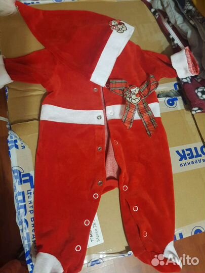 Детский новогодний комбенизон-костюм