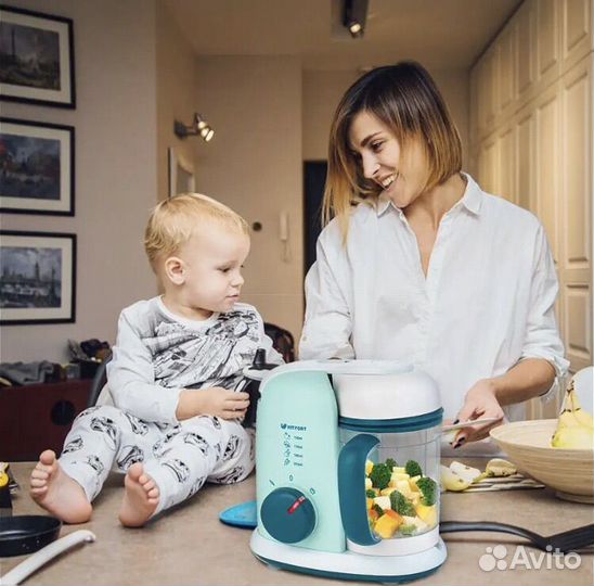 Блендер пароварка kitfort