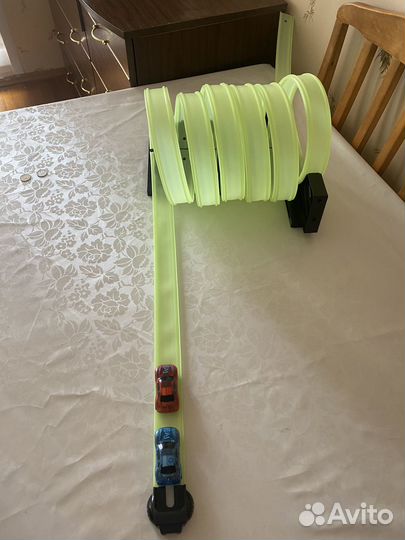 Машина радио+гоночная трасса+машинки в подарок