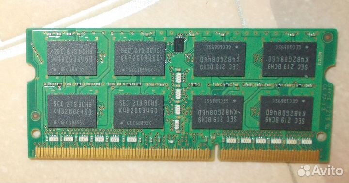 4GB DDR3 Samsung 1333Mhz (для ноутбука)