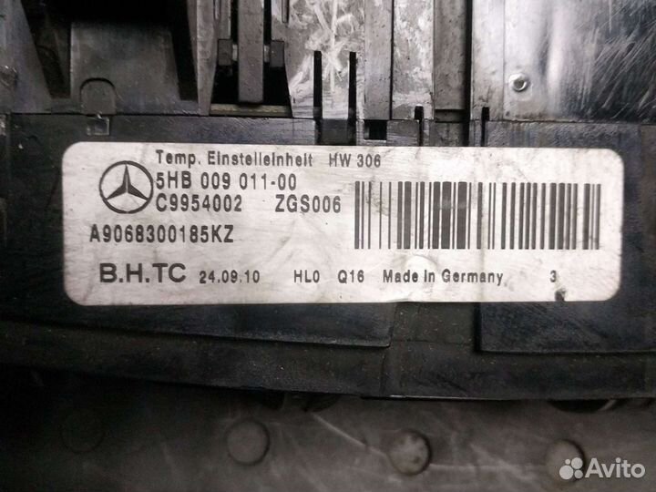 Блок управления отопителем Мерседес Спринтер 906