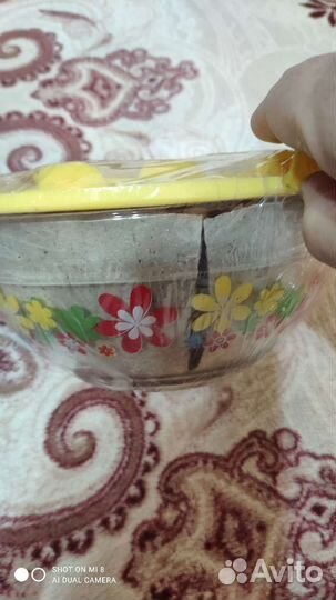 Набор стеклянных мисок 5 штук