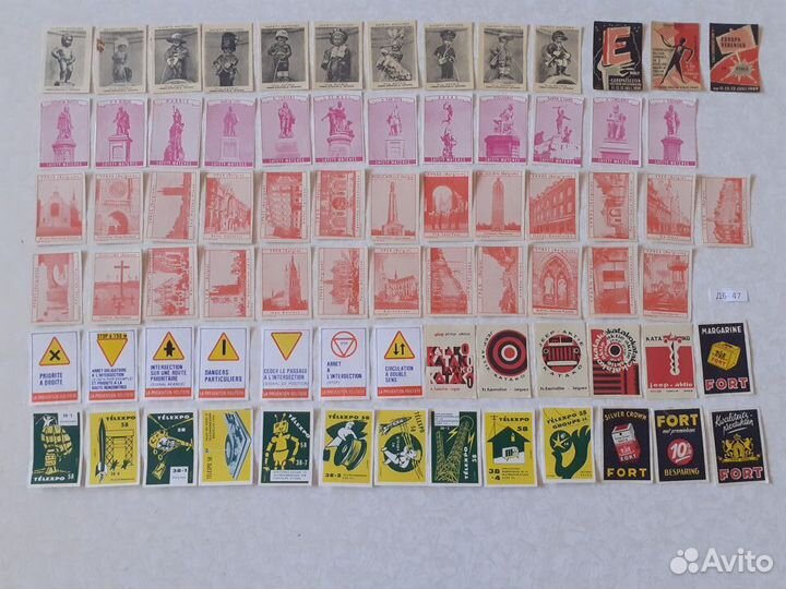 Спичечные этикетки Бельгия коллекция