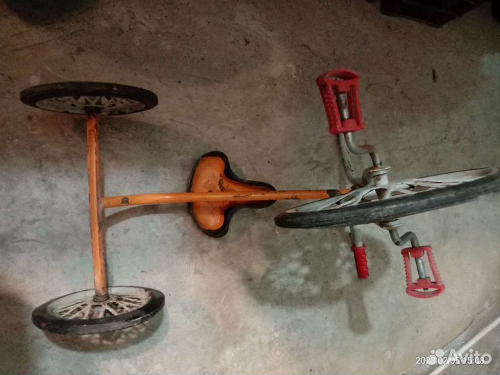 Трехколесный велосипед СССР