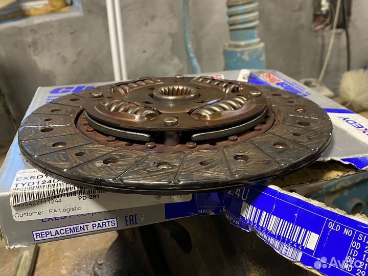 Диск сцепления exedy TYD124U