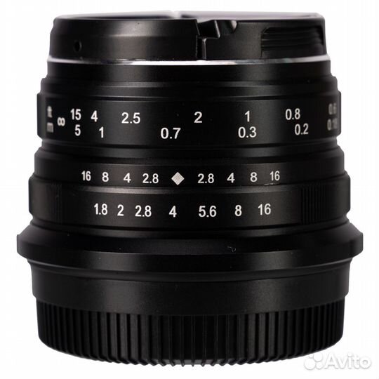 Объектив 7artisans 25mm F1.8 Fuji X, черный