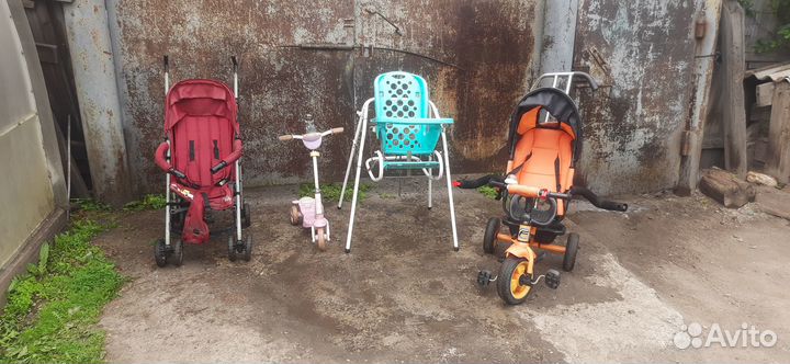 Коляска самокат стульчик для кормления
