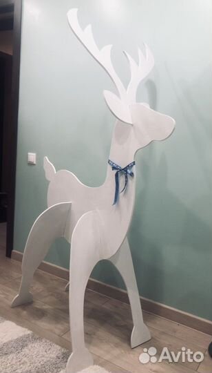 Декоративный олень из фанеры
