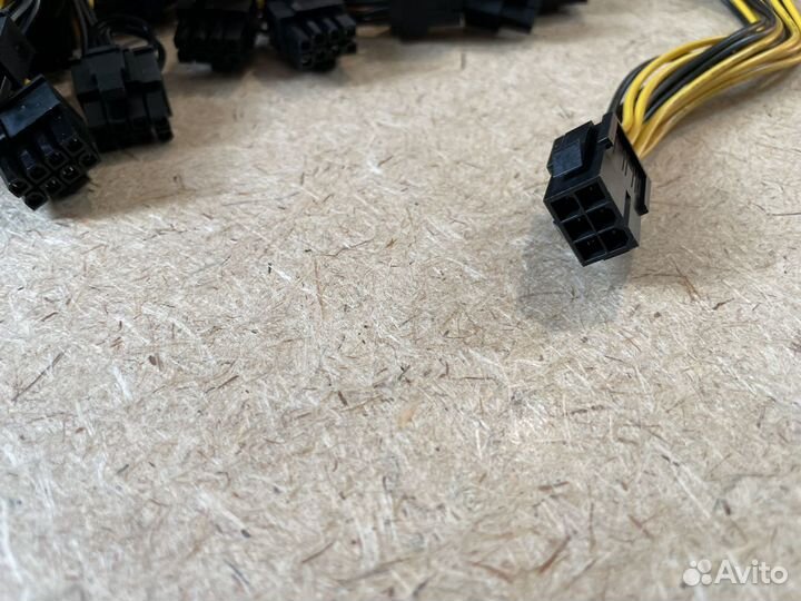 Переходник питания 6pin - x2 PCI-E 8pin (6+2pin)