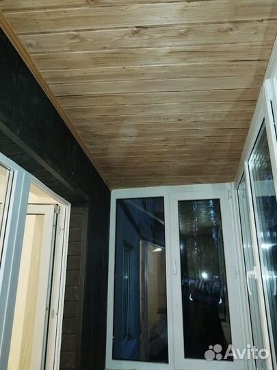 Отделка балкона