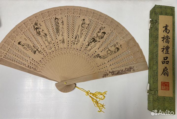 Веер бамбук новый