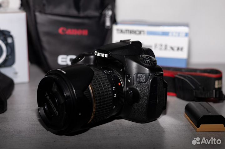 Фотоаппарат Canon eos 60d + Tamron 17-50 мм 2,8