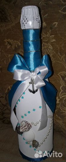 Свадебные бутылки шампанского