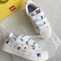 Кроссовки детские Adidas Superstar Lego 26-33