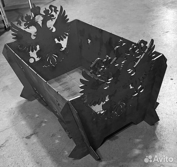 Мангал разборный, мангал вертикальный 3в1