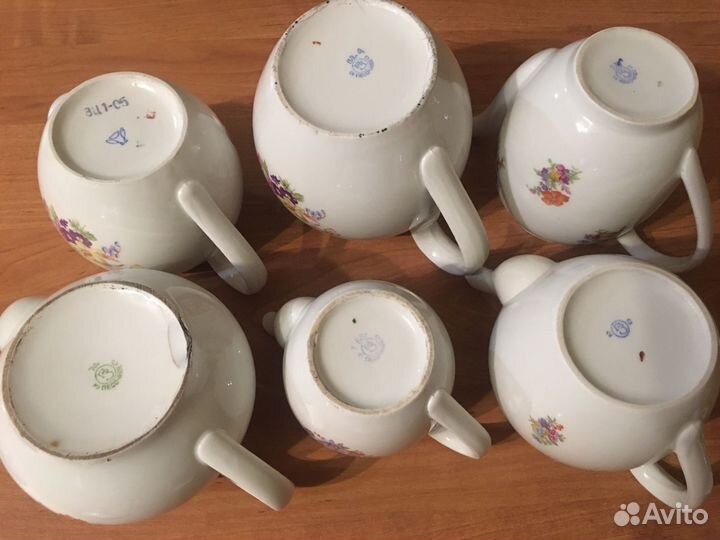 Чайник фарфор СССР Песочное