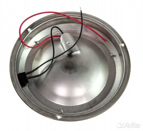 Светильник каютный, нержавеющий корп., диаметр 172