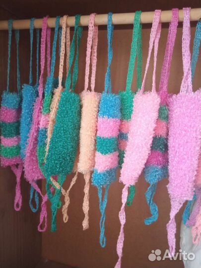 Мочалка ручной работы