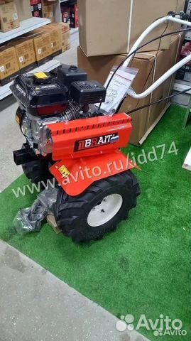 Мотоблок бензиновый Brait MKP402W колеса Extreme