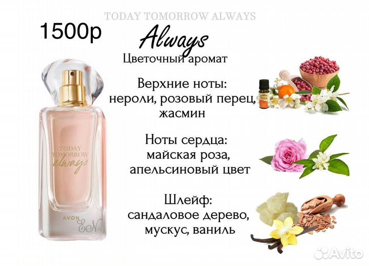 Туалетная вода эйвон