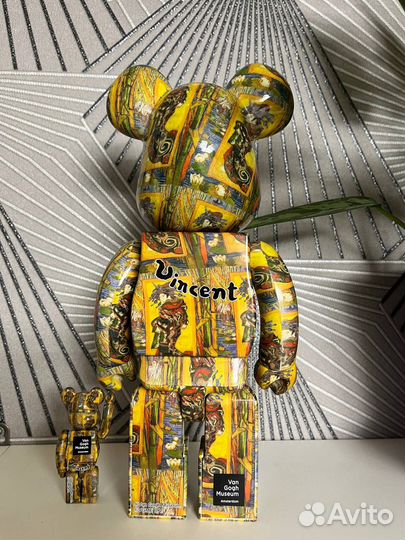 Bearbrick Van Gogh Museum Courtesan 100&400 set