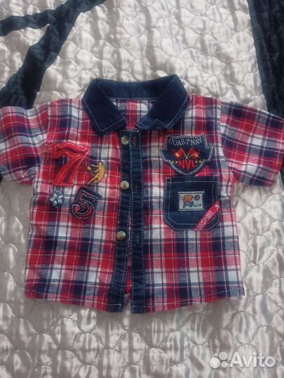 Детская одежда пакетом для мальчика 9-18 месяцев