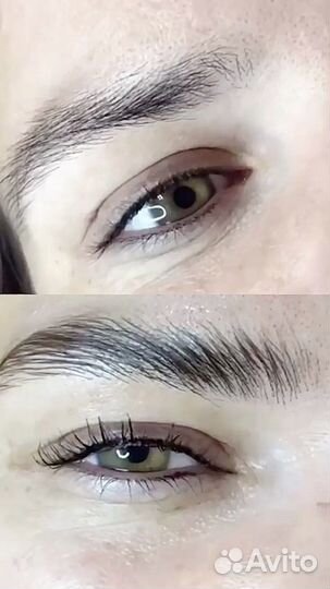 Долговременная укладка бровей