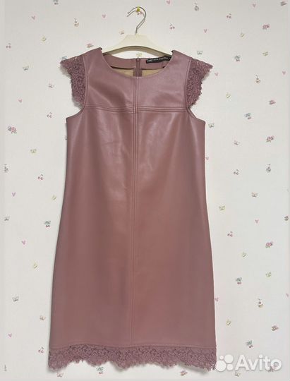 Кожаное платье