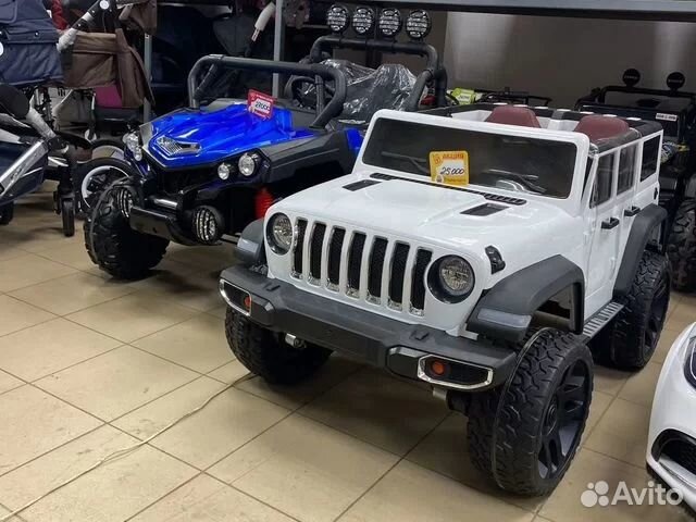 Детский электромобиль, новый с управлением