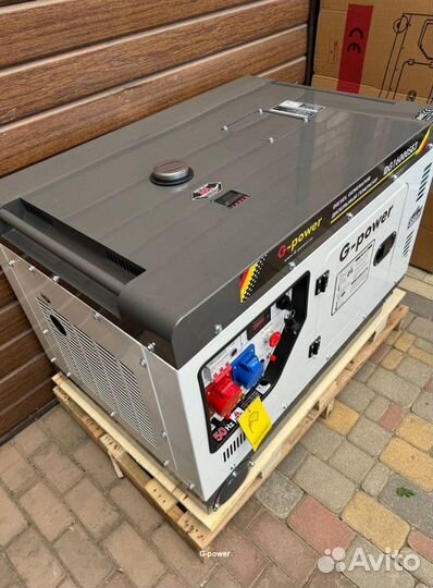 Генератор дизельный 12 kW G-power DG14000SE3