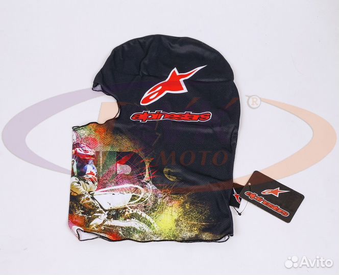 Мотоподшлемник хлопок неопрен синтетика шелк