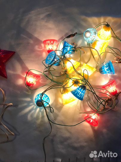 Новогодняя гирлянда СССР