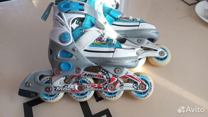 Роликовые коньки детские раздвижные