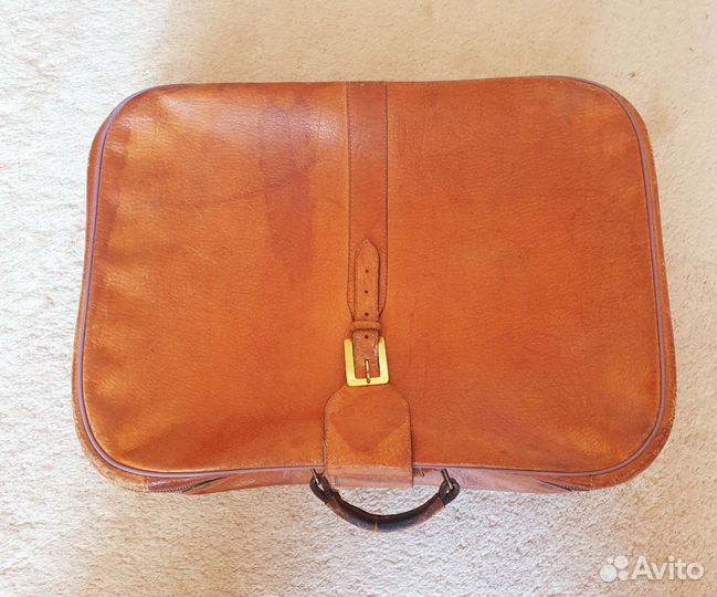 Кожаный чемодан СССР