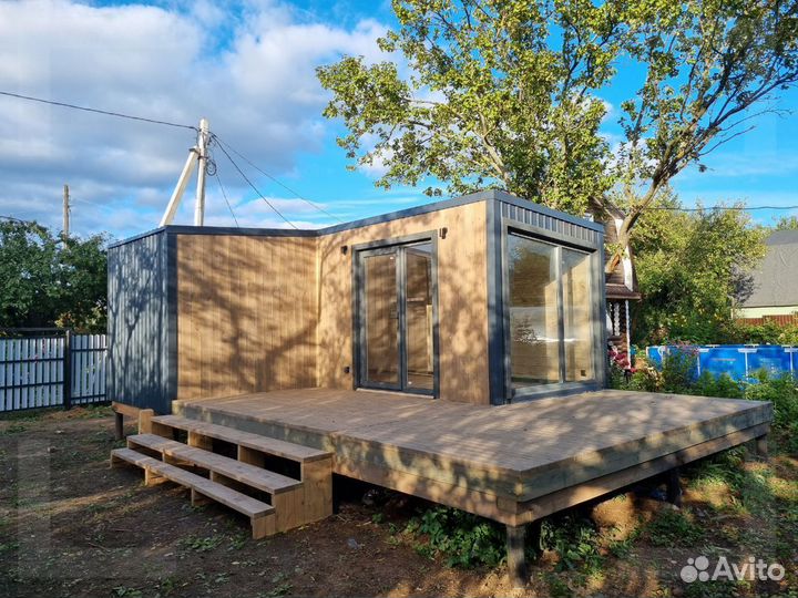 Модульный дом в современном стиле